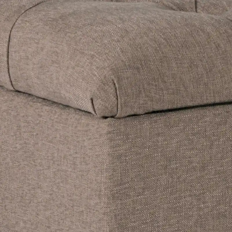 Banco de madera tapizado con tela texturizada y capitoné, con almacenamiento abatible, - 18 H x 40 W x 18 L pulgadas