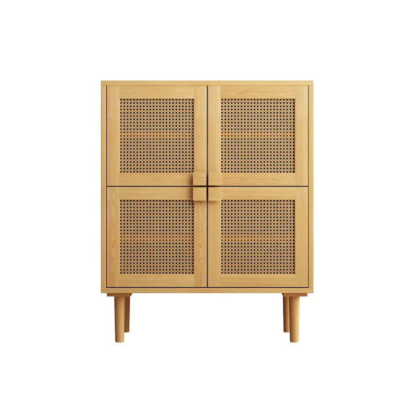 Meuble de rangement en maille de rotin - N/A