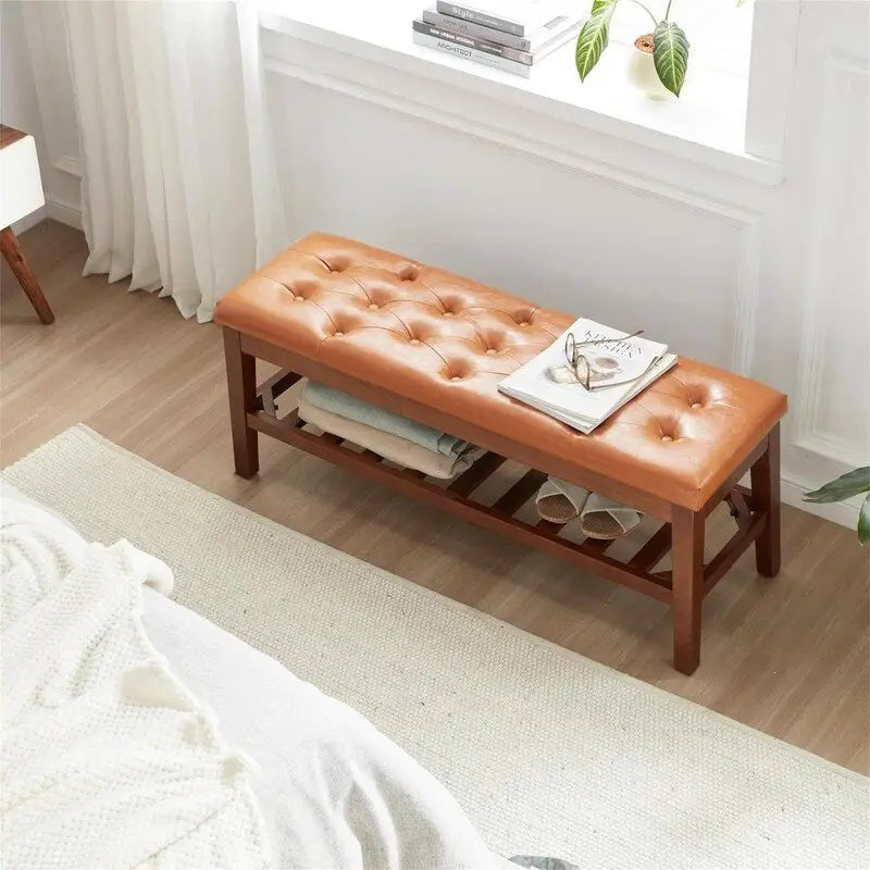 Schuhbank für den Eingangsbereich - 43.3D x 14W x 18H