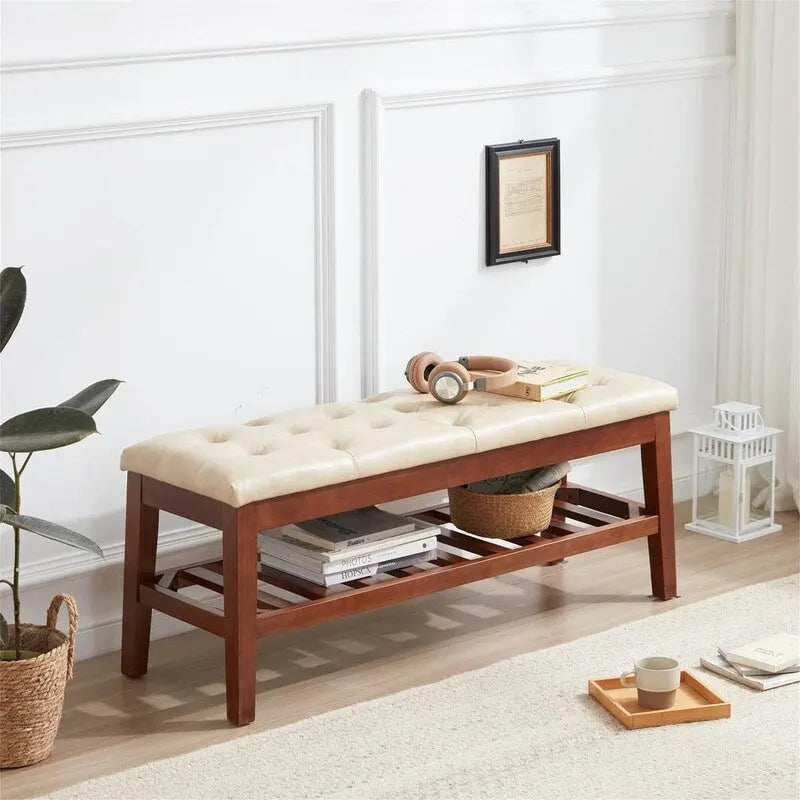 Schuhbank für den Eingangsbereich - 43.3D x 14W x 18H