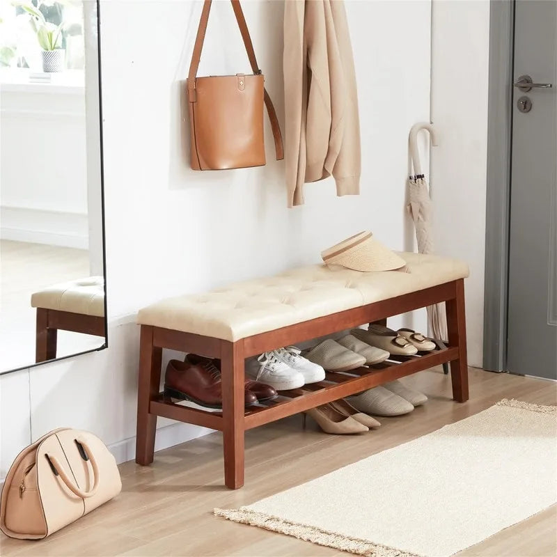 Schuhbank für den Eingangsbereich - 43.3D x 14W x 18H