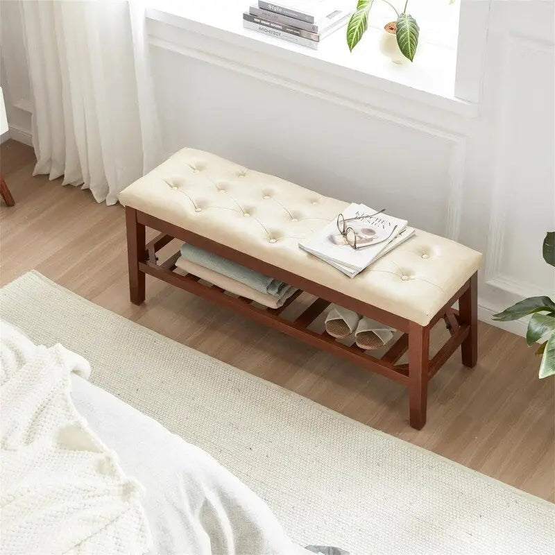 Schuhbank für den Eingangsbereich - 43.3D x 14W x 18H