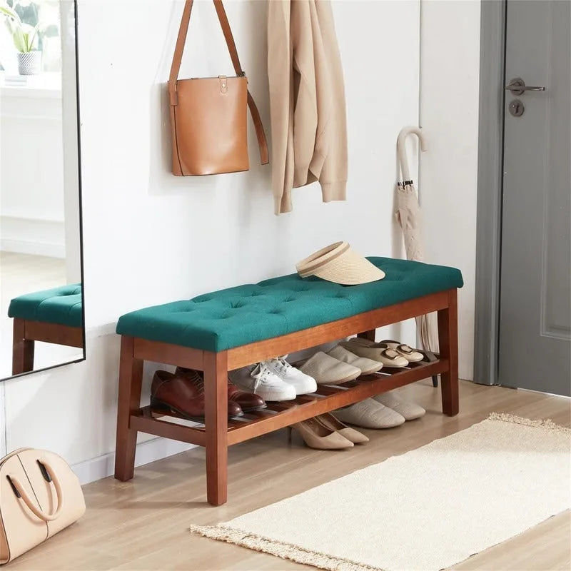 Schuhbank für den Eingangsbereich - 43.3D x 14W x 18H