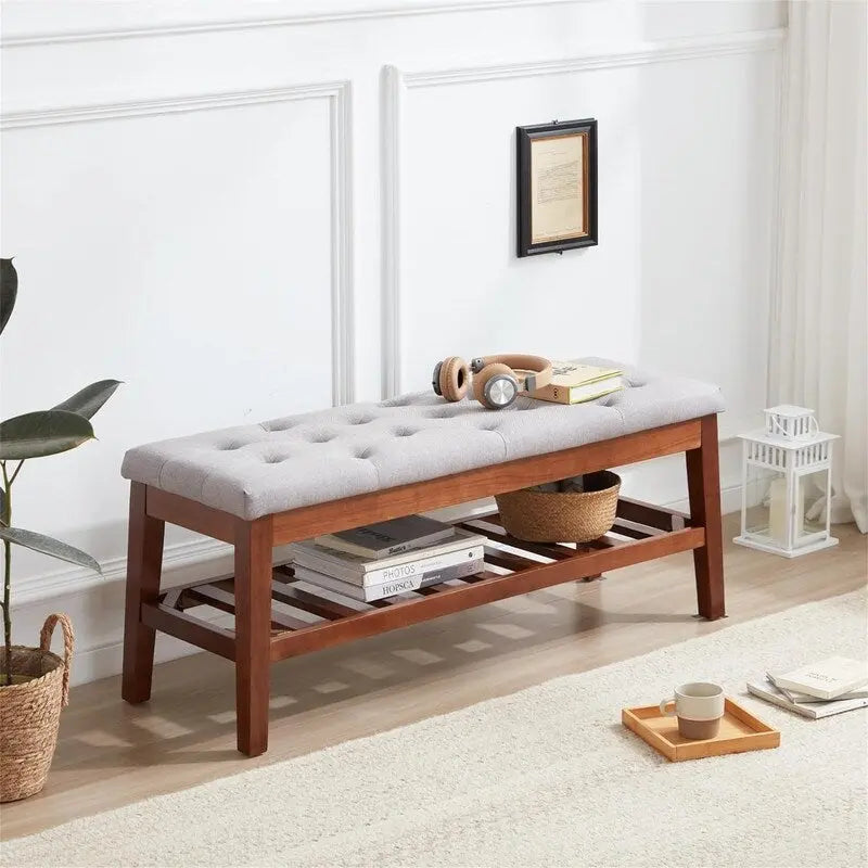 Schuhbank für den Eingangsbereich - 43.3D x 14W x 18H