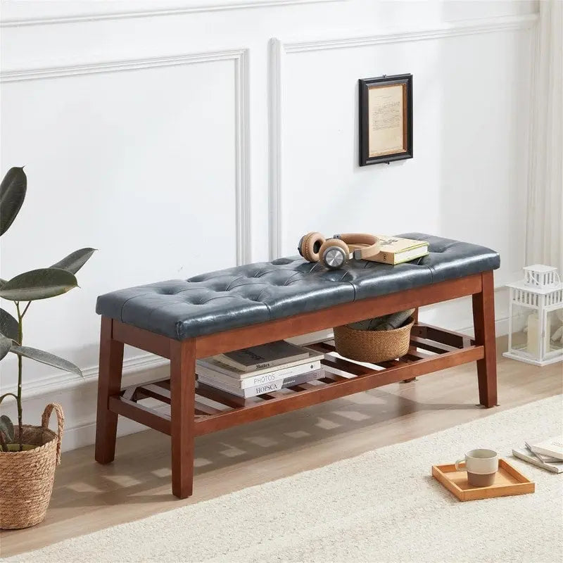 Schuhbank für den Eingangsbereich - 43.3D x 14W x 18H
