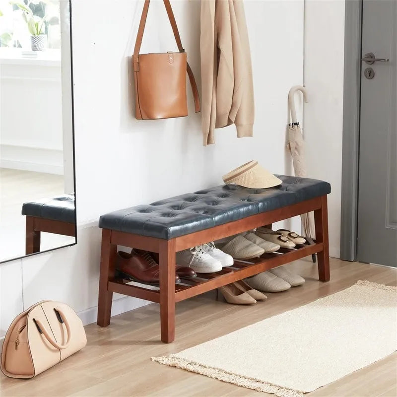 Schuhbank für den Eingangsbereich - 43.3D x 14W x 18H