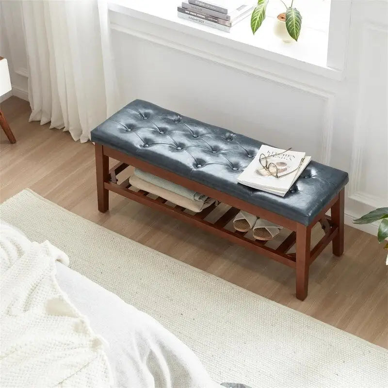 Schuhbank für den Eingangsbereich - 43.3D x 14W x 18H