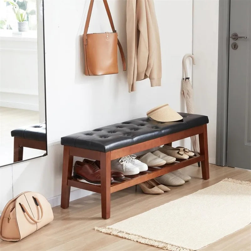 Schuhbank für den Eingangsbereich - 43.3D x 14W x 18H