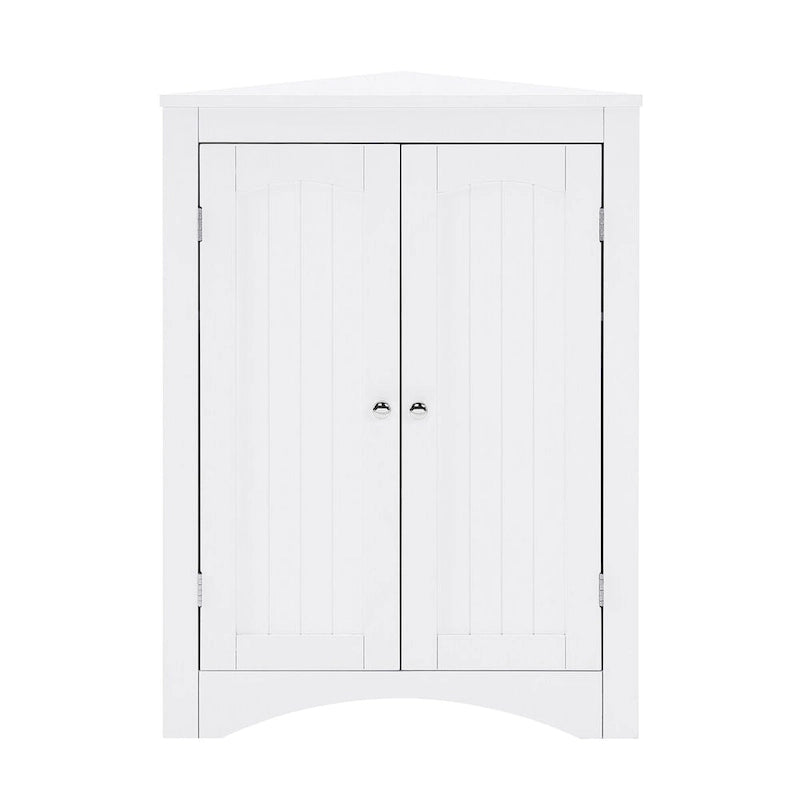 Aparador, mueble esquinero de suelo para baño con puertas y estantes, cocina, sala de estar, mueble de almacenamiento independiente