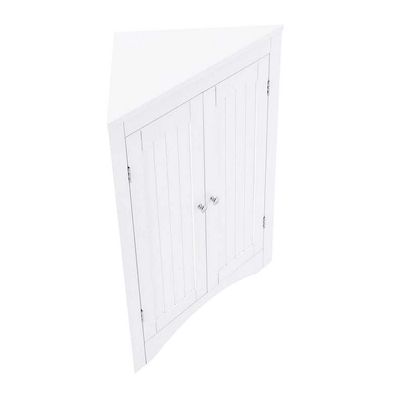 Aparador, mueble esquinero de suelo para baño con puertas y estantes, cocina, sala de estar, mueble de almacenamiento independiente