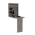 Foldable Table, Seven Interior Shelves, White Finish,High quality and durable