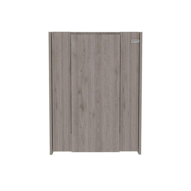 Foldable Table, Seven Interior Shelves, White Finish,High quality and durable