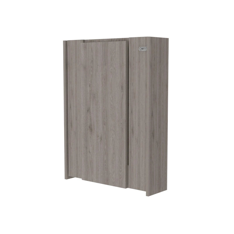 Foldable Table, Seven Interior Shelves, White Finish,High quality and durable