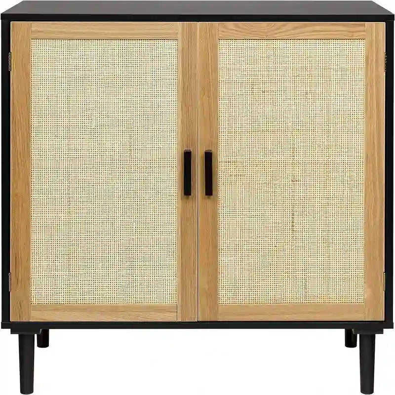 Aparador auxiliar, armario de almacenamiento de cocina - 15.8D x 31.5W x 34.6H