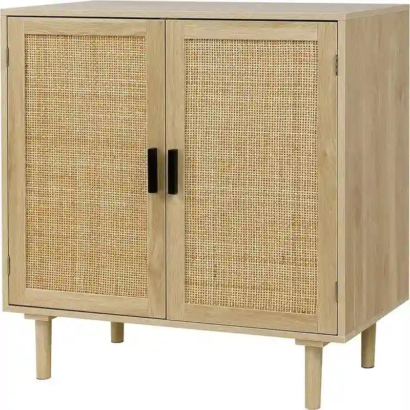 Aparador auxiliar, armario de almacenamiento de cocina - 15.8D x 31.5W x 34.6H