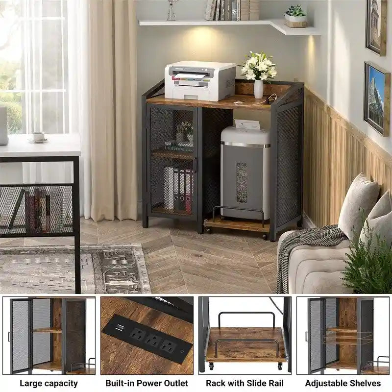 Archivadores de oficina de 3 niveles - 16.5D x 31.5W x 34H