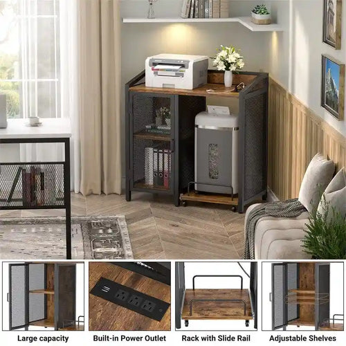 Archivadores de oficina de 3 niveles - 16.5D x 31.5W x 34H