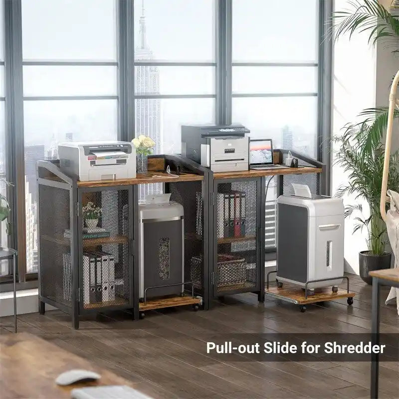 3-Tier Office Filing Cabinets - 16.5D x 31.5W x 34H