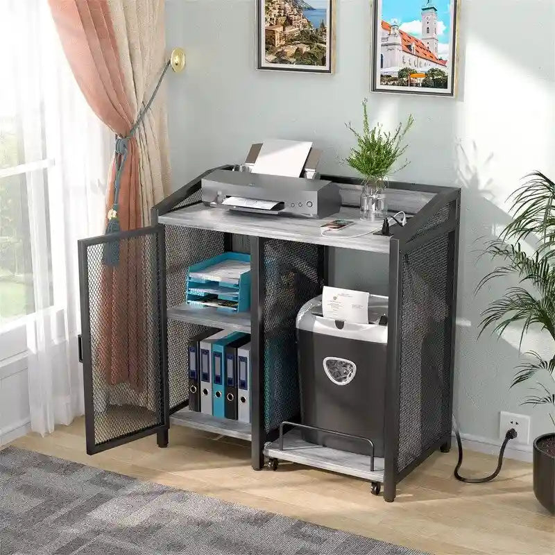 3-Tier Office Filing Cabinets - 16.5D x 31.5W x 34H