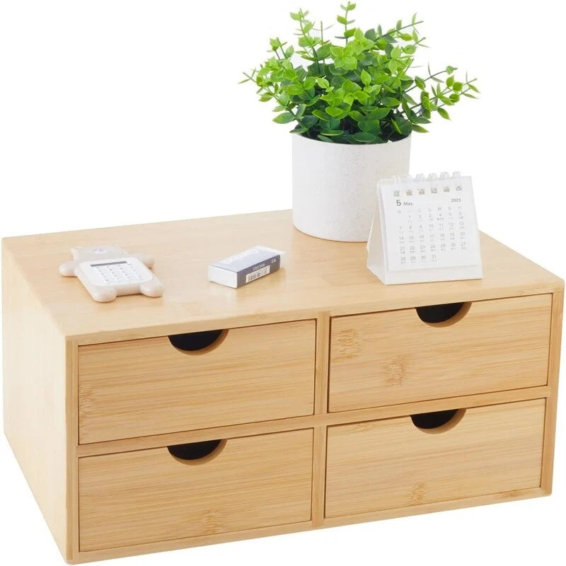 Make-up-Aufbewahrung mit 4 Schubladen - 13.38D x 16.5W x 7.48H