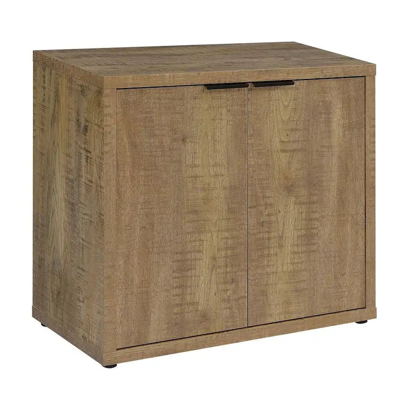 Armario decorativo Pamplona Mango de 2 puertas con estantes ajustables