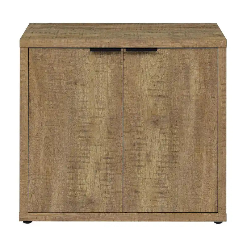 Armario decorativo Pamplona Mango de 2 puertas con estantes ajustables
