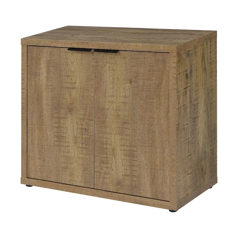 Armario decorativo Pamplona Mango de 2 puertas con estantes ajustables