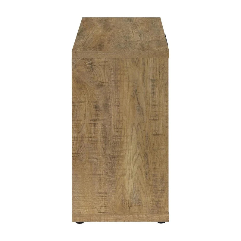 Armario decorativo Pamplona Mango de 2 puertas con estantes ajustables