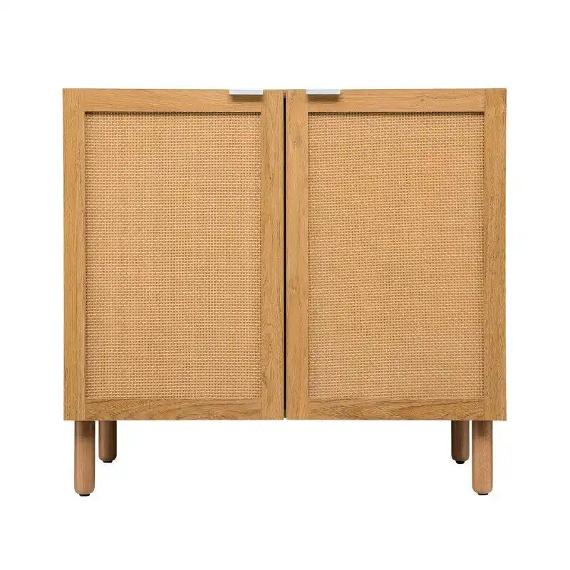 Armario marrón de 2 puertas