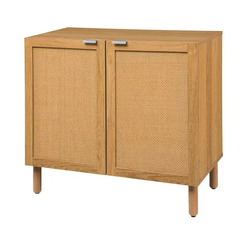 Armario marrón de 2 puertas