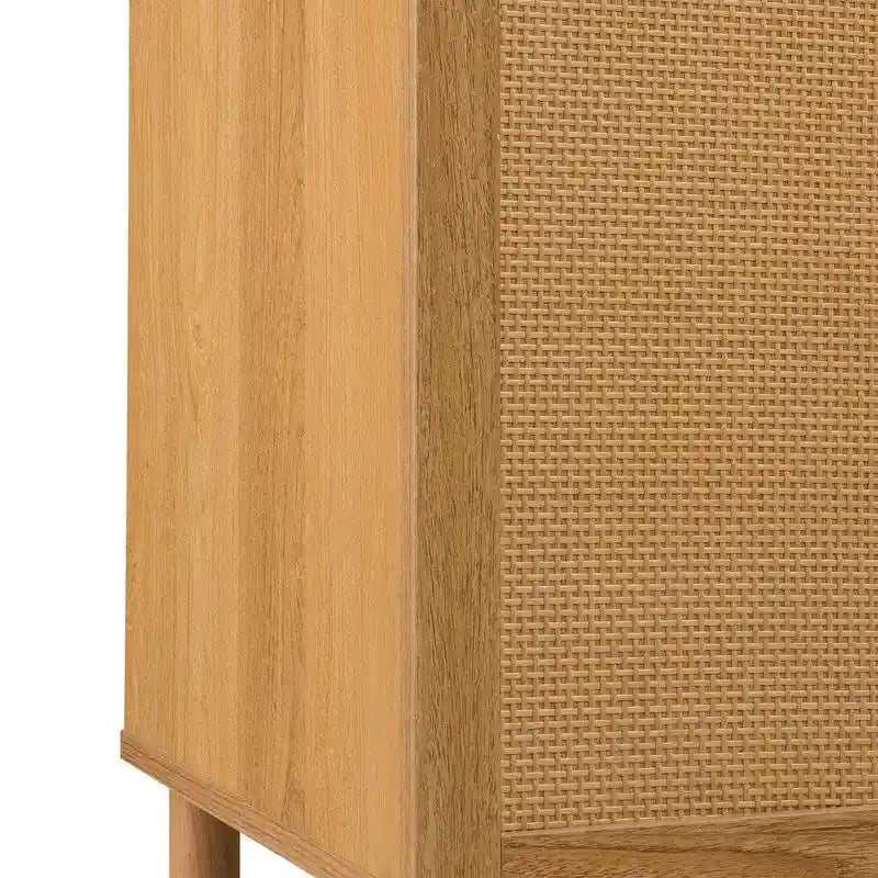 Armario marrón de 2 puertas