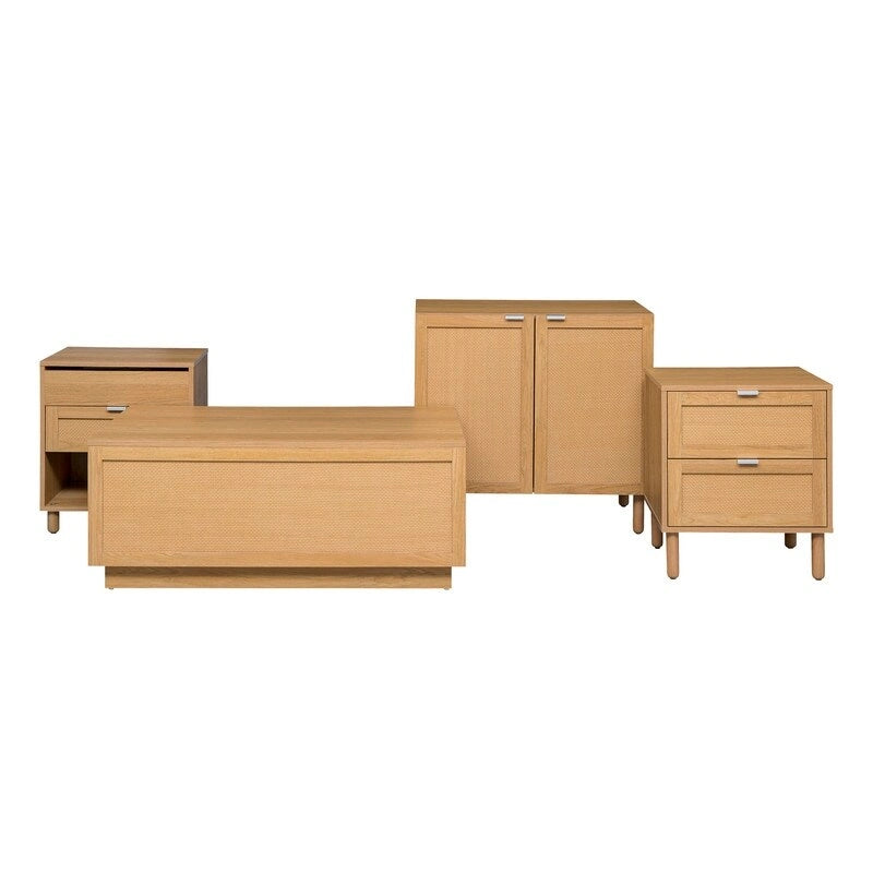 Armario marrón de 2 puertas