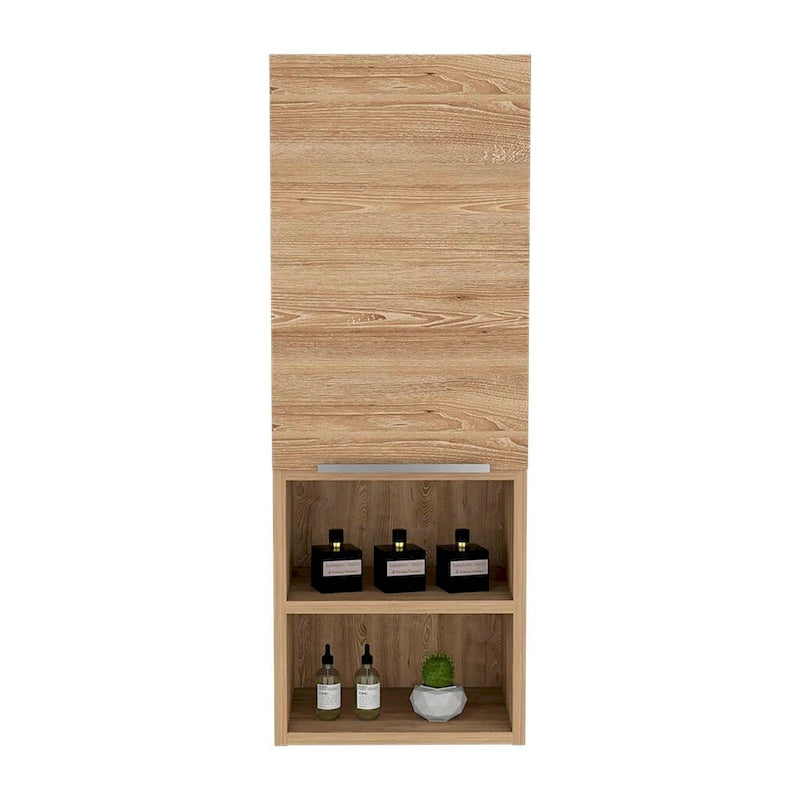 Medizinschrank, zwei Innenablagen, Kiefernholz-Finish, hochwertige und langlebige Verarbeitung