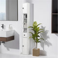 Tall Bathroom Storage Cabinet,Narrow Toilet CabinetAdjustable Shelves
