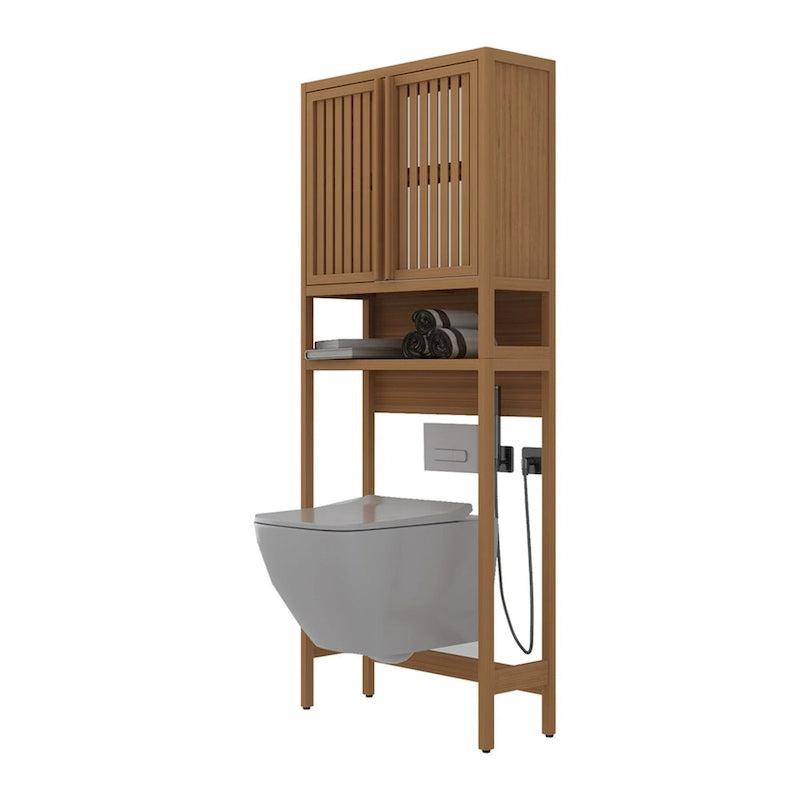 Natürliches Toilettenregal für ein separates Badezimmer